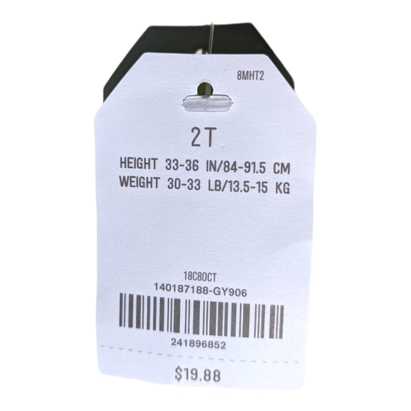 Crazy 8 Boys 2T Grey/Black "Mischief/Mayhem" Graphic Long sleeve T-shirt - Picture 9 of 9